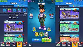 Subway Surfers City Yutani in Platform Peril vs Fresh in Boulevard Dash vs Jake in Bubble Trouble screenshot 4