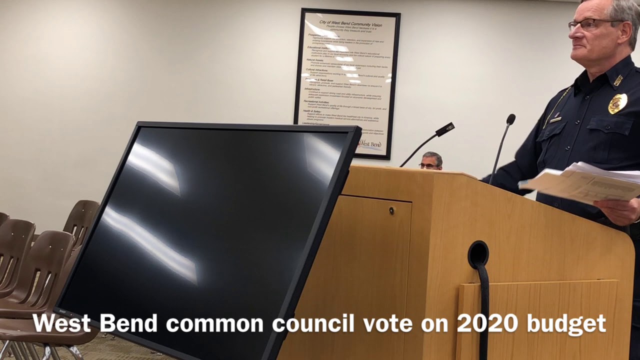 West Bend common council votes to raise taxes in 2020 YouTube