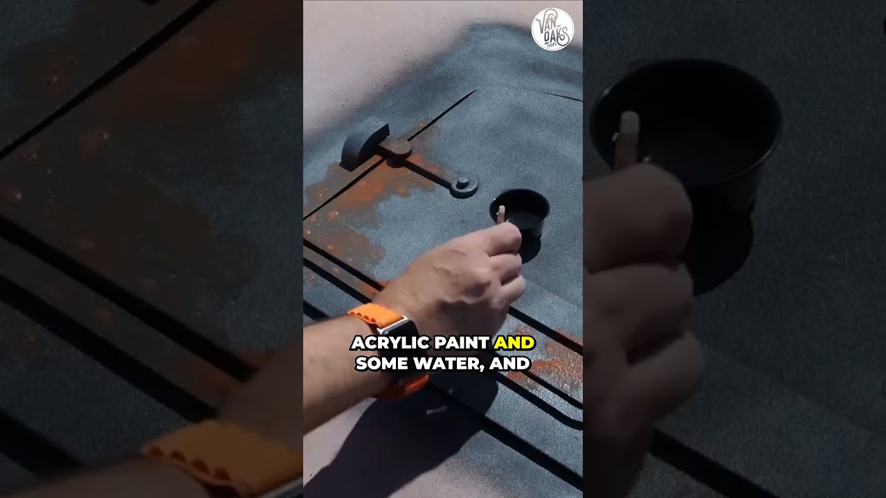 Creating a aged metal finish using rubberized spray #vanoaksprops #halloween