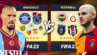İSTANBUL KARMASI vs ANADOLU KARMASI // FIFA 23 KARİYER MODU KAPIŞMA