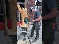 Chainsaw carving chainsaw carving