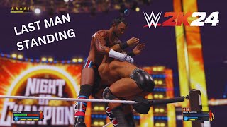 WWE 2K 24 - CM PUNK VS DREW MCINTYRE - LAST MAN STANDING MATCH