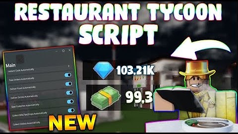 *NEW* Restaurant Tycoon 2 Script (PASTEBIN 2025) (INSTANT COOK, AUTO COLLECT, INFINITE REACH)