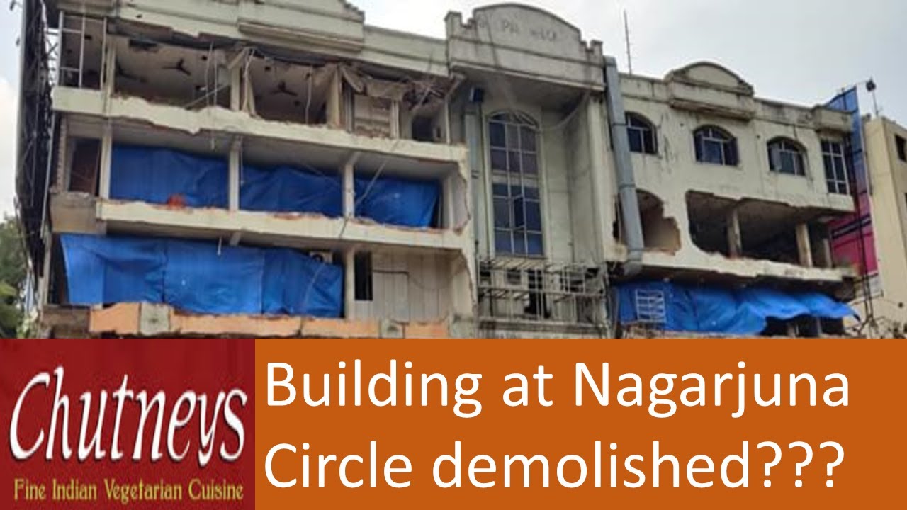Chutneys building Nagarjuna Circle demolished YouTube