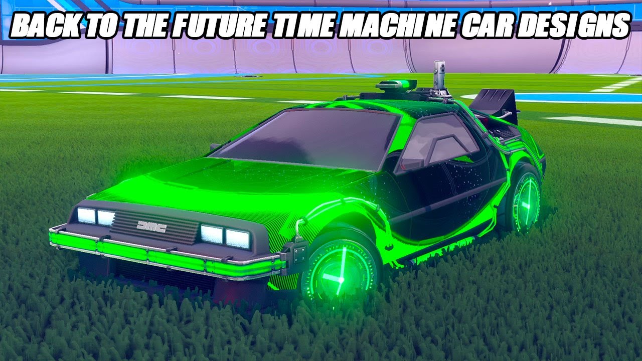 Дизайн автомобилей из фильма «Назад в будущее» — дизайн автомобилей для Rocket League
