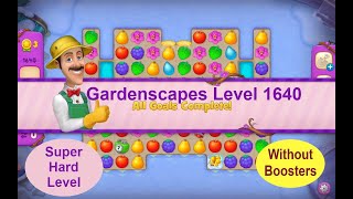 Gardenscapes Level 1640 - [2021]  solution of Level 1640 on Gardenscapes [No Boosters] screenshot 3
