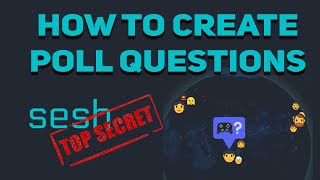 How To Create Poll Questions With Sesh Bot