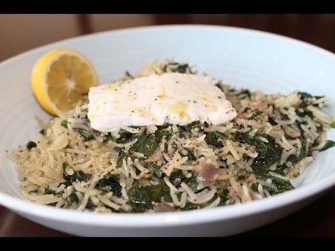 Spanakorizo (Spinach & Rice Pilaf)/Dimitras dishes episode 11