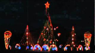 Amazing Grace Techno Version Christmas Lights in La Salle Illinois 2011