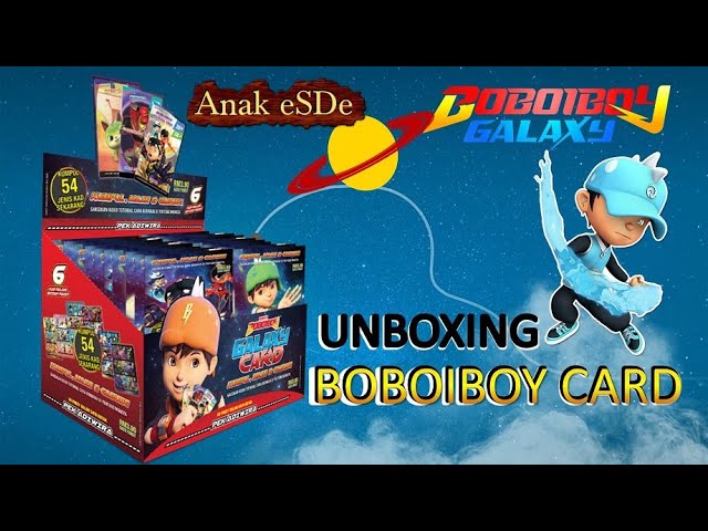 UNBOXING BOBOIBOY GALAXY CARD - ANAK ES DE class=