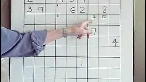 Sudoku. Tutorial #2 Exclusion rule