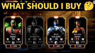 WHICH CHARACTER WE SHOULD BUY IN FACTION WAR STORE || MK MOBILE (HINDI)