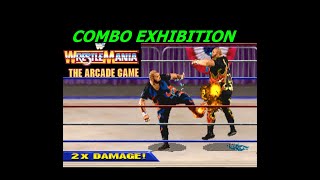 Combo Exhibition - WWF Wrestlemania - The Arcade Game 1080p 60fps