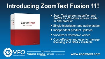 Introducing ZoomText Fusion 11