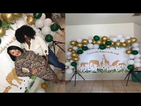 OUR BABYSHOWER | JUNGLE FEVER. I GOT TOO MUCH!!