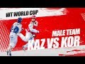 Male Team | KAZ vs  KOR | 2018 World Taekwondo World Cup Team Championships