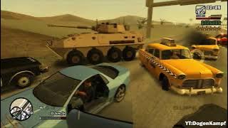 GTA San Andreas - The Camel's Toe Shootout With Police And SWAT Using Lots Of Sa styled Mod