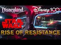 Star wars rise of the resistance 4k with show  disneyland