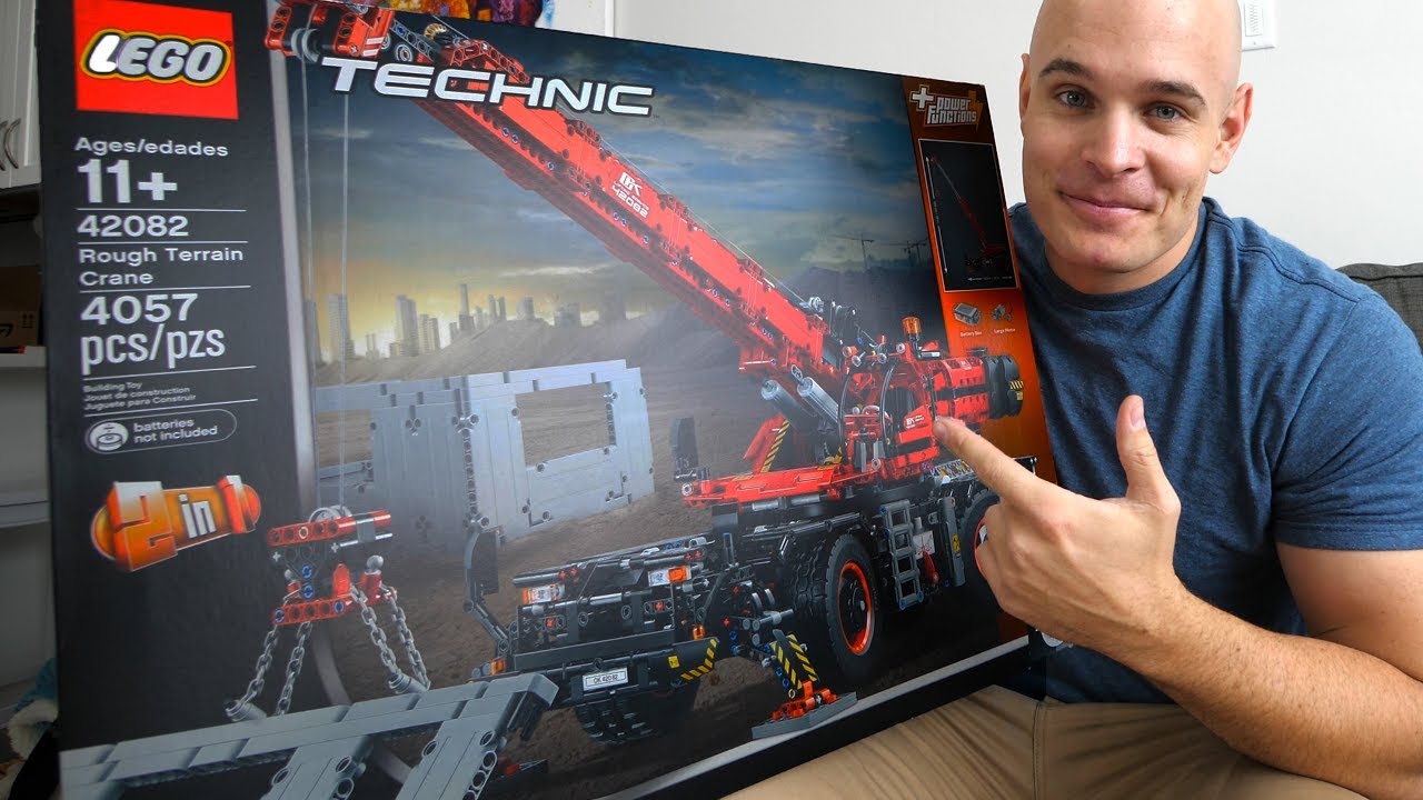 stille Der er en tendens Amfibiekøretøjer It FINALLY Happened!! - Building the Largest LEGO Technic Crane! - YouTube