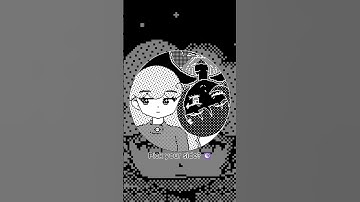 4nim0sity animation meme — 1-bit pixel art. Cloudy × Kiki inside #animationmeme #pixelart  #1bit #OC