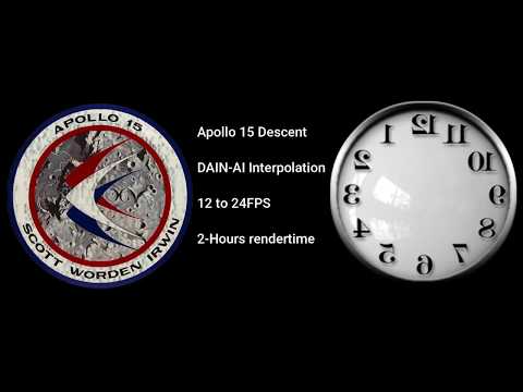 Apollo 15 Landing 24fps Interpolated