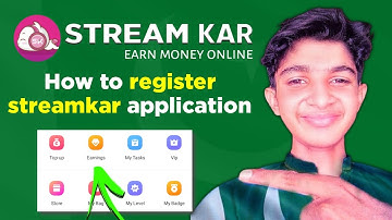 how to register streamkar application - register streamkar in Pakistan - earn money stream kar app