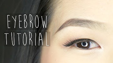 Eyebrows on Fleek Tutorial - filling in, outlining | Eva Chung