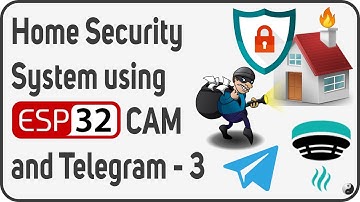 [Part - 3] Home Security System using ESP32 CAM and Telegram