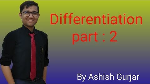Basic Differentiation (stat) .S.Y. B.COM | part 2 | By Ashish Gurjar |b.com sem 4
