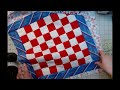 Quilted checker board tutorial