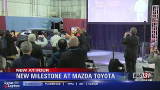 Sports Performance Mazda Toyota Manufacturing shows Mazda CX-50 in Huntsville