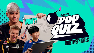 Draw a Champion Ability | LEC Pop Quiz | In Between Takes