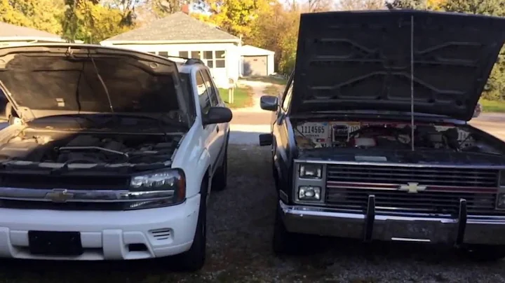 Vortec 4200 stock and Vortec 4200 swapped