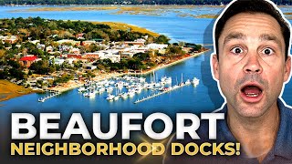 COMMUNITY DOCKS In Beaufort SC: Neighborhoods w/ Docks & Boat Ramps REVEALED | Moving To Beaufort SC