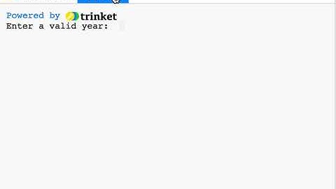 Leap Year Calculator Python Program
