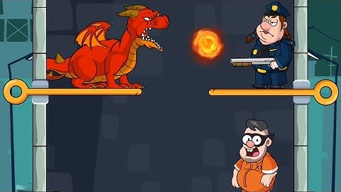 Prison Pin Rescue Gameplay All Level Solution Pull The Pin Mobile Game