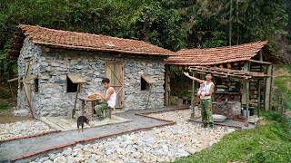 80% of the pool yard is completed, and Triệu Dương has made efforts to make life happier.