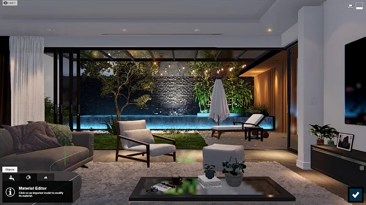 Area Lights and Line Lights in Lumion