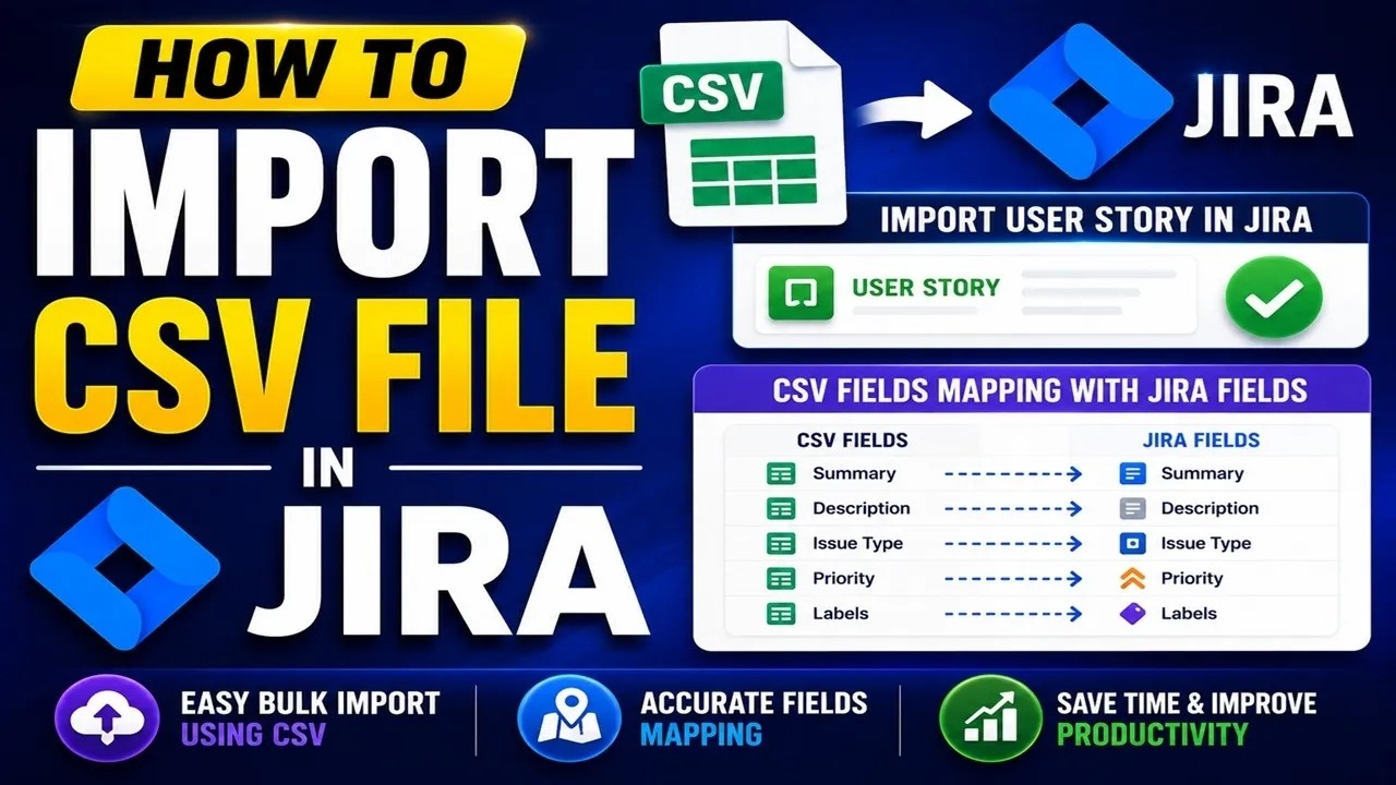 How to Import CSV into Jira Cloud | Bulk Import User Stories | CSV ...