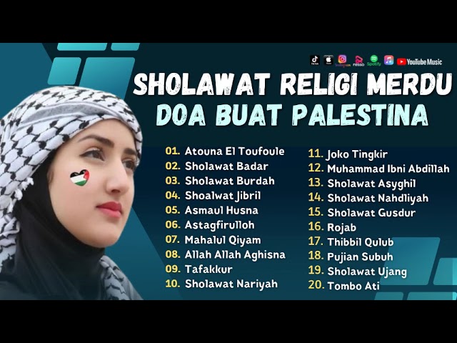 Sholawat Terbaru || Sholawat Religi Merdu Doa Buat Palestina || Atouna El Toufoule - Sholawat Badar class=