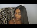 How To Silk Press Your Hair At Home w/ Added Clip Ins | Krislynn Rayne