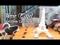 Torre Eiffel hecha con Silicona Caliente, Manualidad Diy, Preciosa