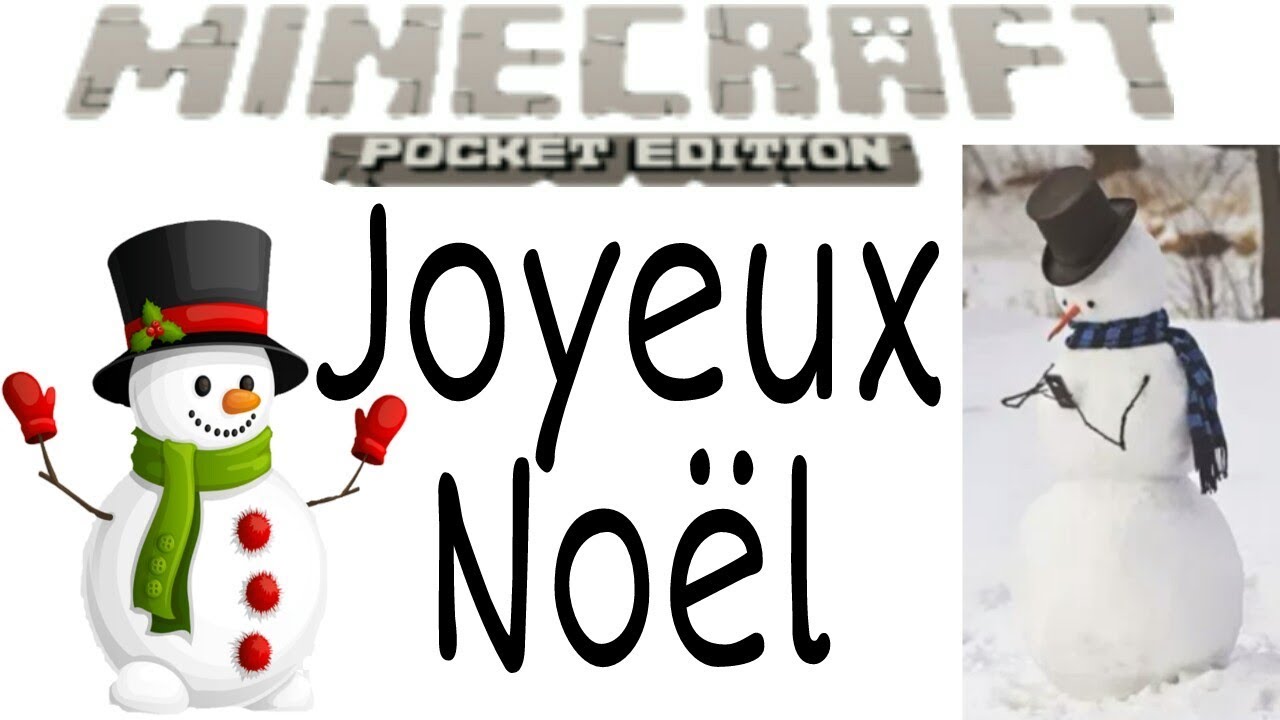 COMMENT FAIRE UN BONHOMME DE NEIGE DANS MINECRAFT - YouTube