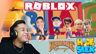 HIDE AND SEEK in ROBLOX with THE BILLIONAIRE GANG! screenshot 5