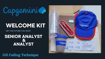 Capgemini Welcome Kit | Senior Analyst & Analyst Welcome Kit@CapgeminiGlobal @ghcodingtechnique7104