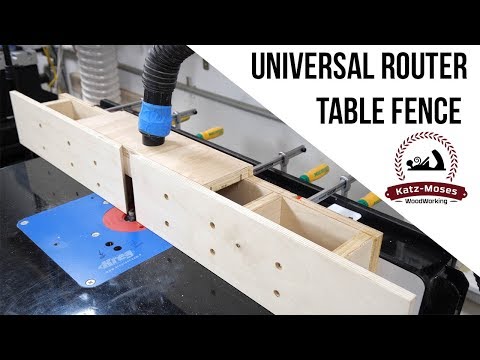 Universal Router Table Fence