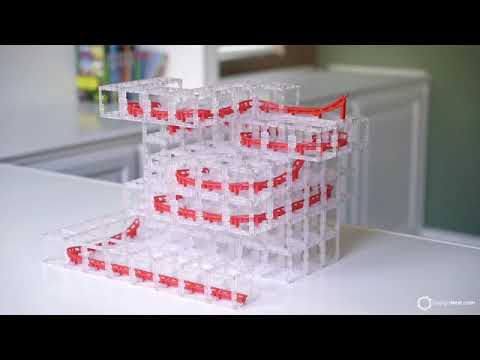 MagnetCubes-Modular magnetic blocks with dynamic marble run.