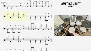 🥁 American Idiot - Green Day - (DRUMS ONLY)