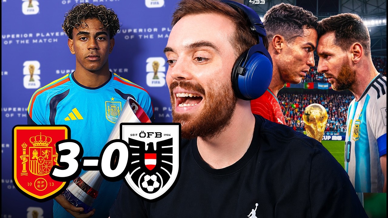 España Golea a Austria - Cristiano vs Messi ¿Talento o Disciplina?