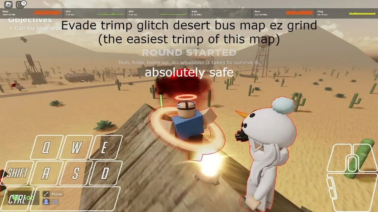 the best glitch in evade. (desert bus glitch) : r/roblox